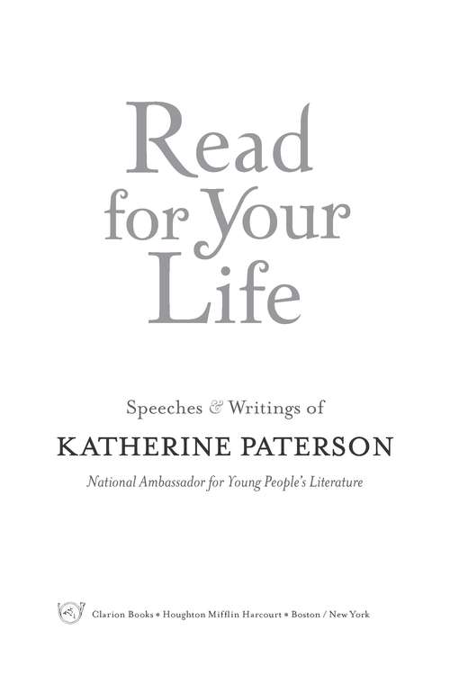 Book cover of Read for Your Life #1