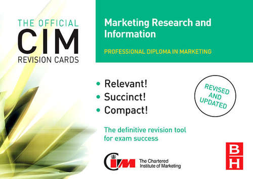 CIM Revision Cards Marketing Research and Information (Cim Revision Cards 2005/06 Ser.)