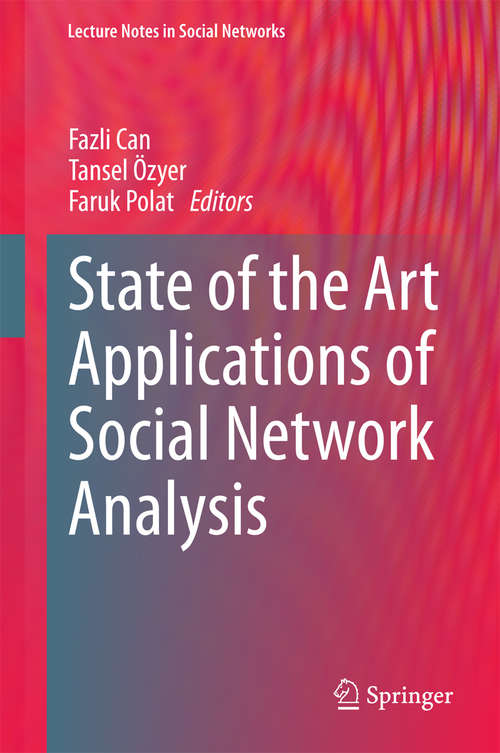 Book cover of State of the Art Applications of Social Network Analysis