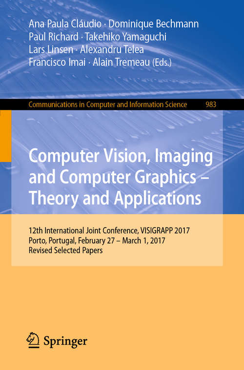 Computer Vision, Imaging and Computer Graphics – Theory and Applications