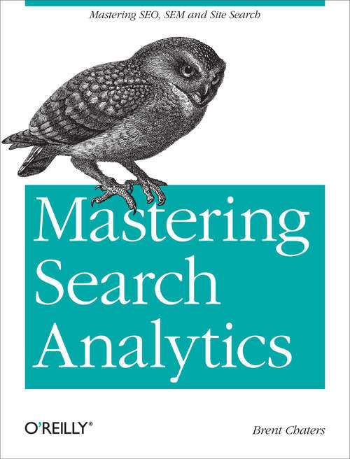Book cover of Mastering Search Analytics