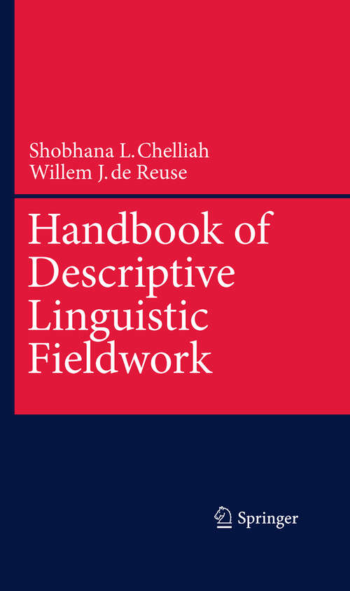 Book cover of Handbook of Descriptive Linguistic Fieldwork