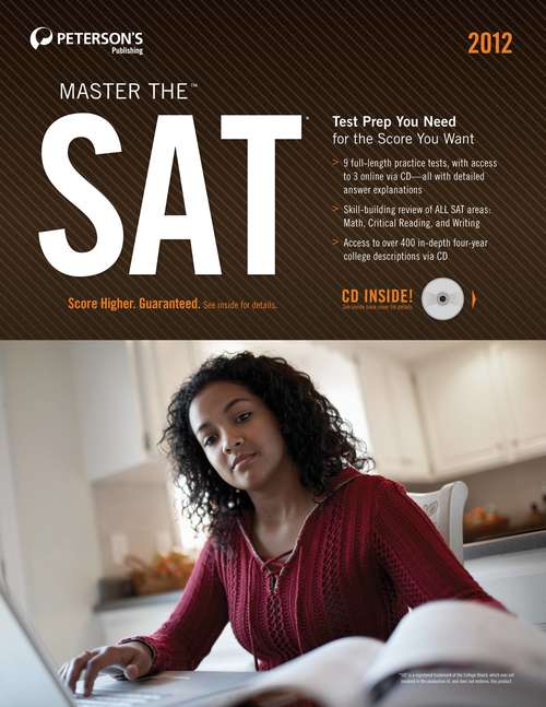 Book cover of Master the SAT: Practice Test 6 of 6
