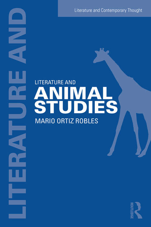 Book cover of Literature and Animal Studies