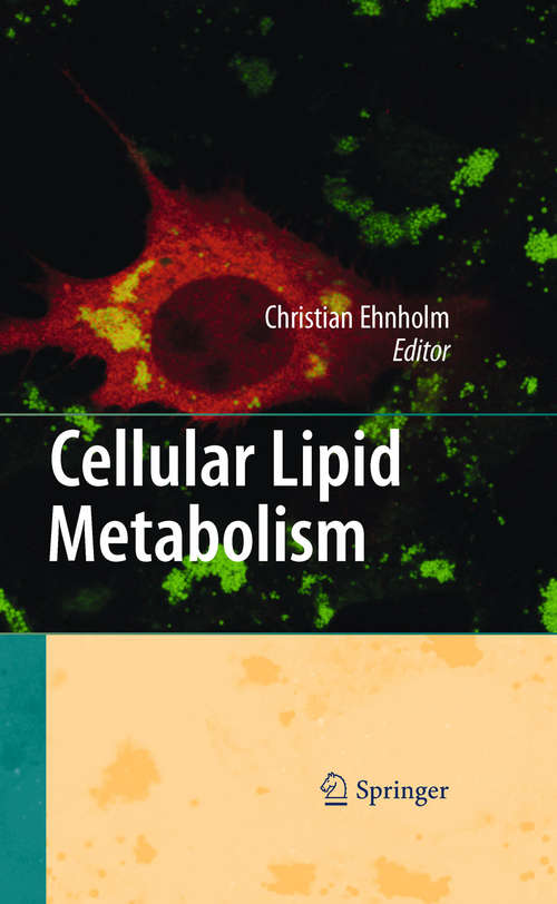Book cover of Cellular Lipid Metabolism