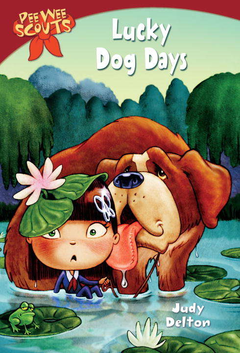 Book cover of Pee Wee Scouts: Lucky Dog Days