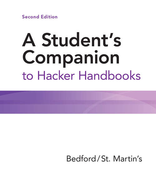 Book cover of A Student's Companion to Hacker Handbooks (Second Edition)