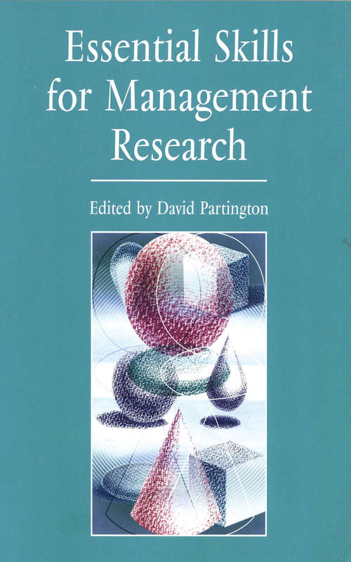 Book cover of Essential Skills for Management Research