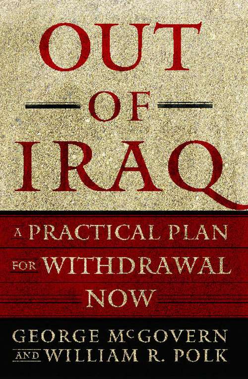 Book cover of Out of Iraq