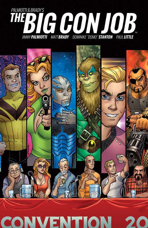 Book cover of Palmiotti and Brady's The Big Con Job