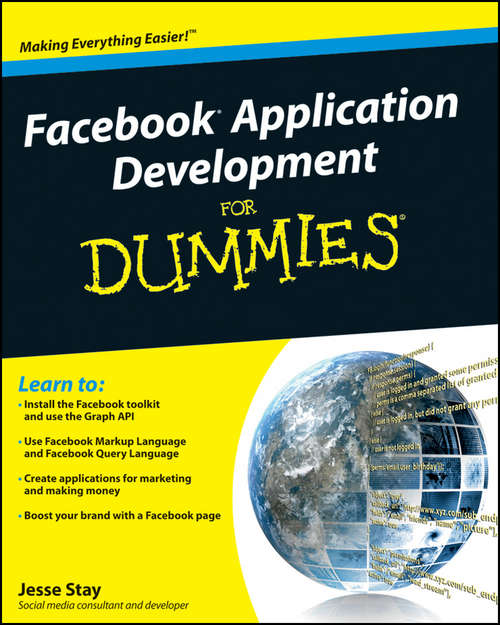 Book cover of Facebook Application Development For Dummies
