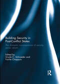 Building Security in Post-Conflict States: The Domestic Consequences of Security Sector Reform