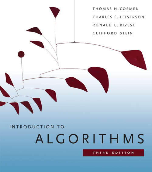 Book cover of Introduction to Algorithms, third edition (3) (The\mit Press Ser.)