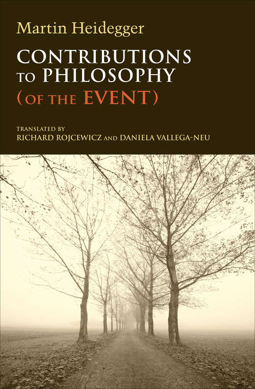 Book cover of Contributions to Philosophy (Of the Event)