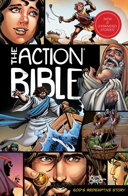 Book cover of The Action Bible: God's Redemptive Story (Special edition) (Action Bible Series #1)