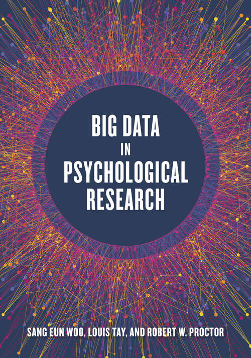 Book cover of Big Data in Psychological Research