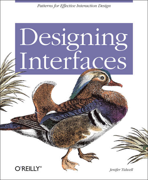 Book cover of Designing Interfaces