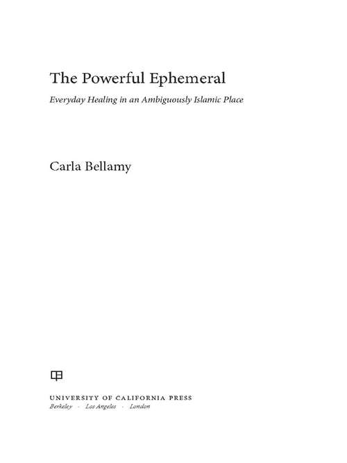 Book cover of The Powerful Ephemeral: Everyday Healing in an Ambiguously Islamic Place