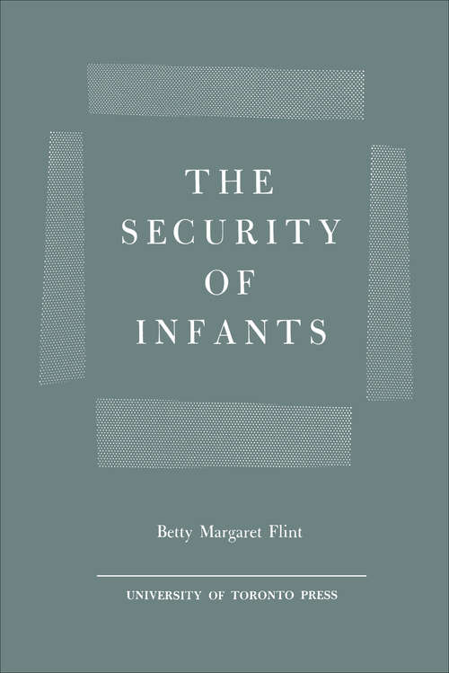 Book cover of The Security of Infants