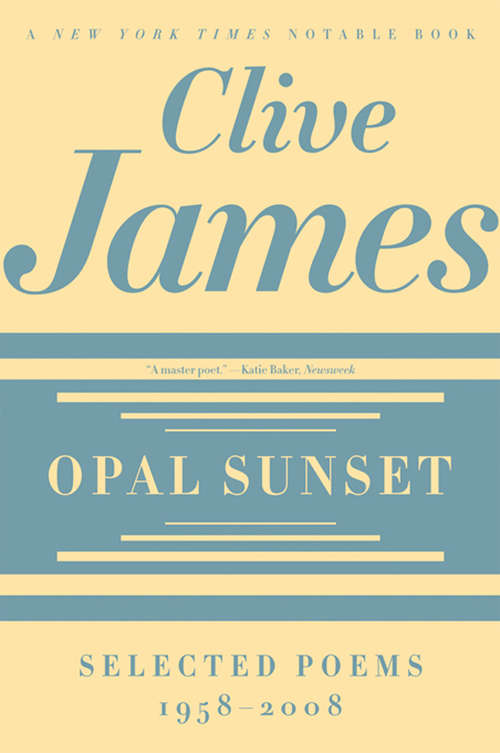 Book cover of Opal Sunset: Selected Poems, 1958-2008