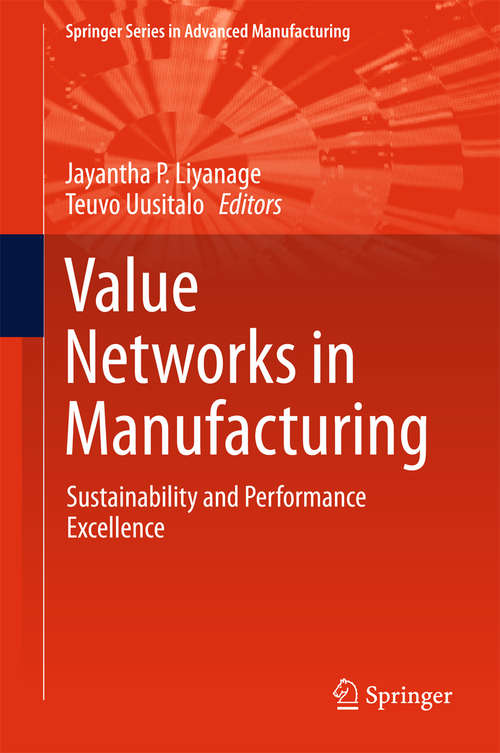 Book cover of Value Networks in Manufacturing