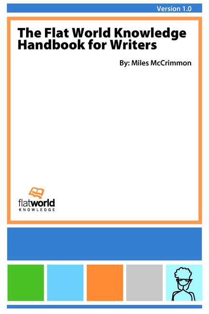 Book cover of The Flat World Knowledge Handbook for Writers