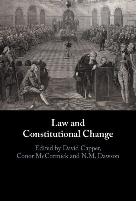 Book cover of Law and Constitutional Change