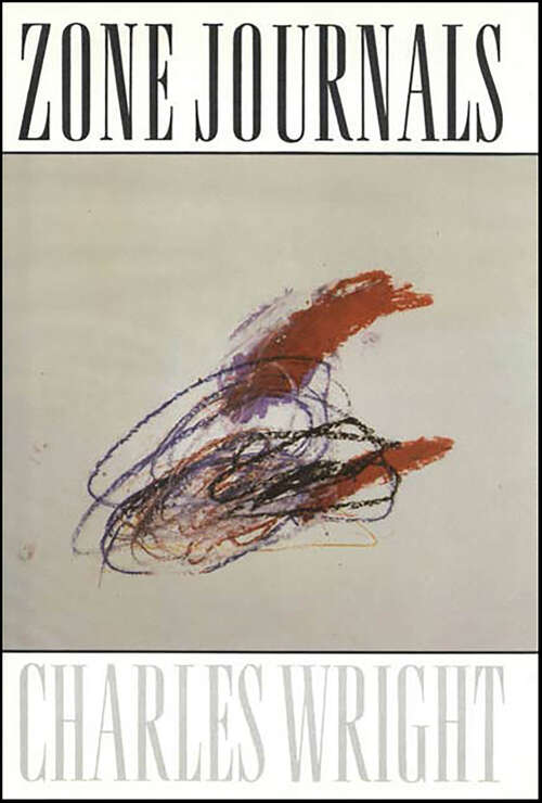 Book cover of Zone Journals