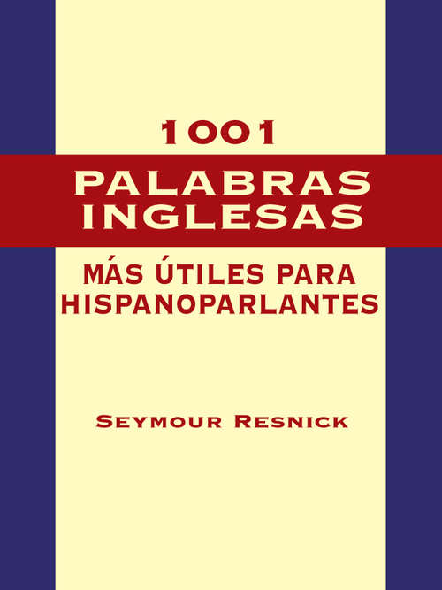 Book cover of 1001 Palabras Inglesas Mas Utiles para Hispanoparlantes