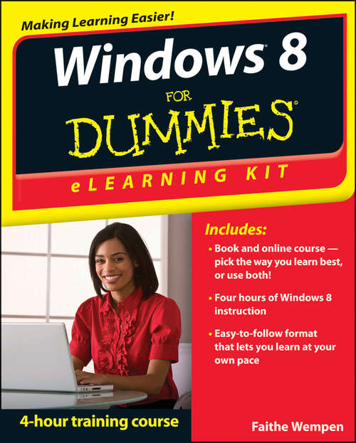 Book cover of Windows 8 eLearning Kit For Dummies