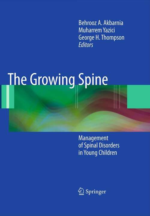 Book cover of The Growing Spine