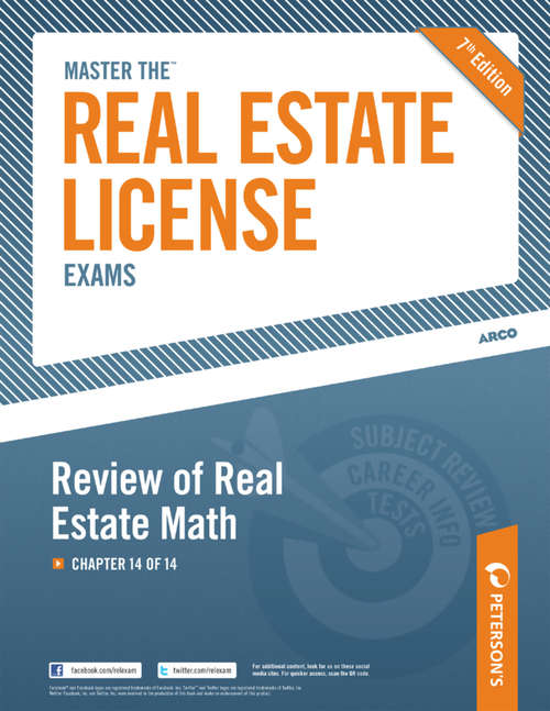 Book cover of Master the Real Estate License Exams: Chapter 14 of 14