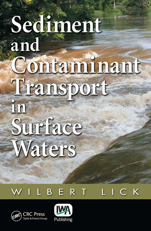 Book cover of Sediment and Contaminant Transport in Surface Waters (1)