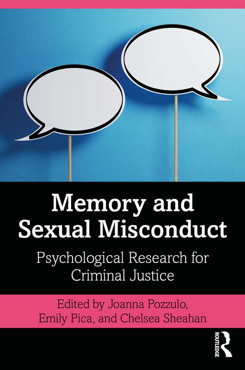 Book cover of Memory and Sexual Misconduct: Psychological Research for Criminal Justice
