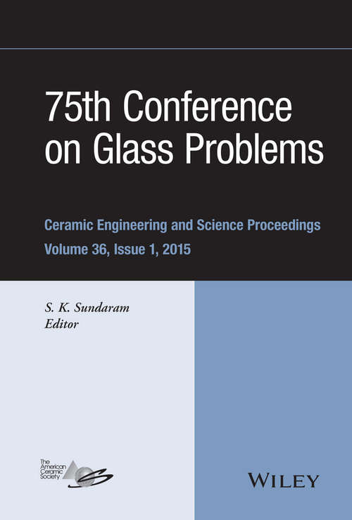 Book cover of 75th Conference on Glass Problems