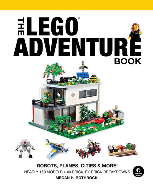 Book cover of The LEGO Adventure Book, Vol. 3: Robots, Planes, Cities & More!