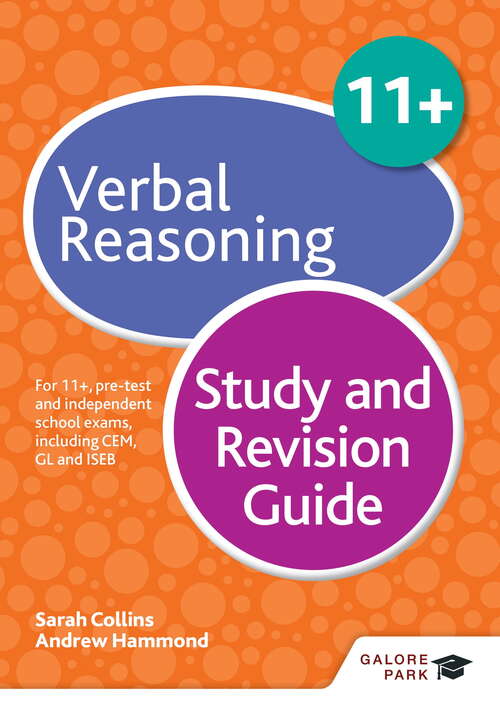 11+ Verbal Reasoning Study and Revision Guide