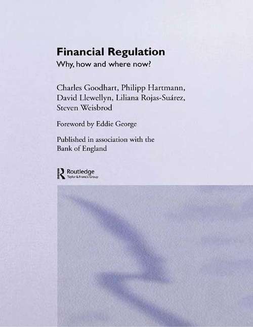 Financial Regulation: Why, How and Where Now? (CENTRAL BANK GOVERNOR'S SYMPOSIUM)