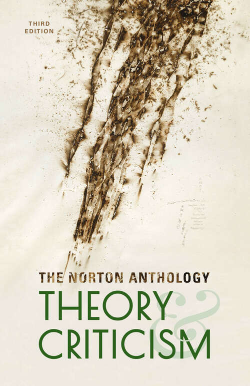 Book cover of The Norton Anthology of Theory and Criticism (Third Edition)
