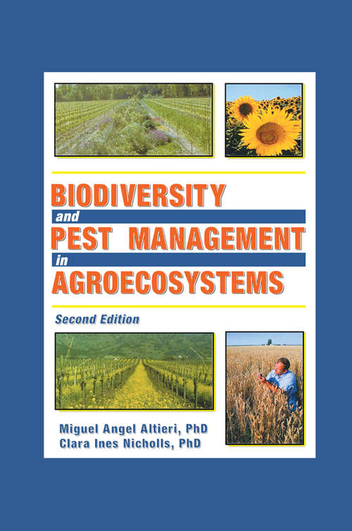 Book cover of Biodiversity and Pest Management in Agroecosystems (2)