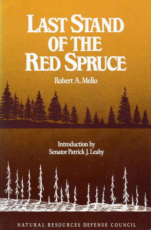 Book cover of Last Stand of the Red Spruce (3)