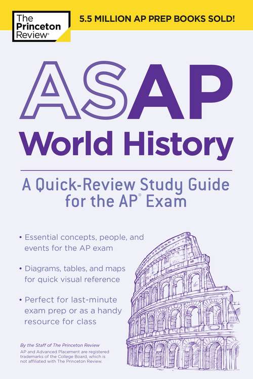 Book cover of ASAP World History: A Quick-Review Study Guide for the AP Exam