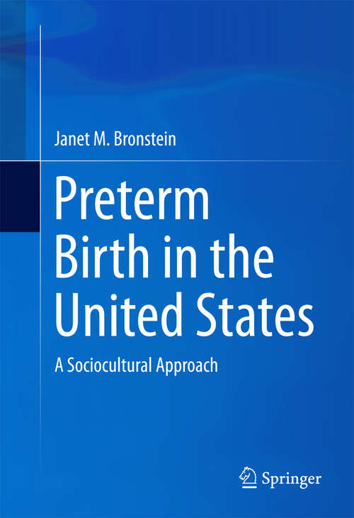 Book cover of Preterm Birth in the United States