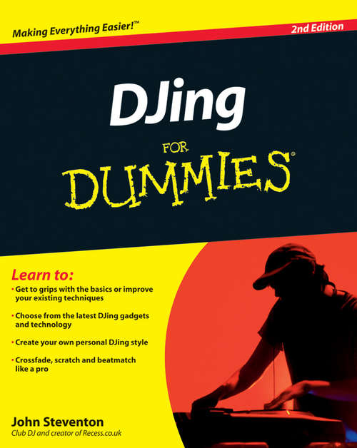 Book cover of DJing For Dummies