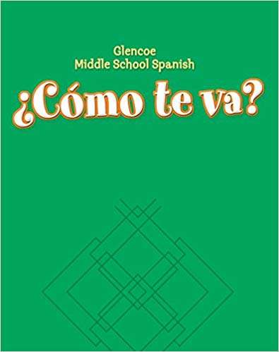 Book cover of ¿Cómo te va?, Level A, Workbook (Glencoe Middle School Spanish)