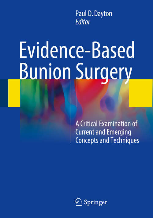 Book cover of Evidence-Based Bunion Surgery