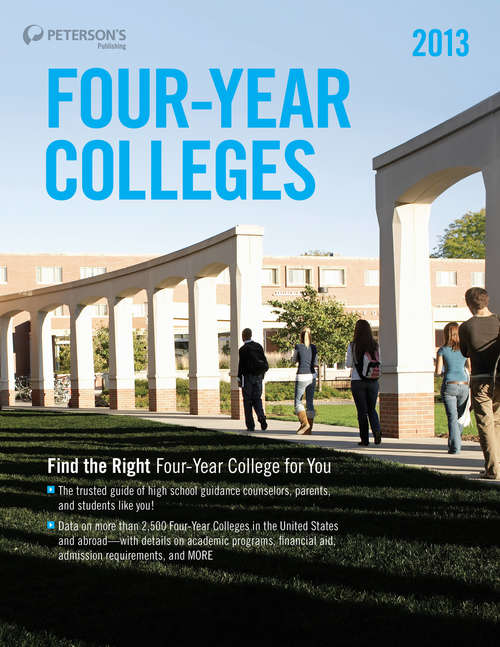 Book cover of Four-Year Colleges 2013