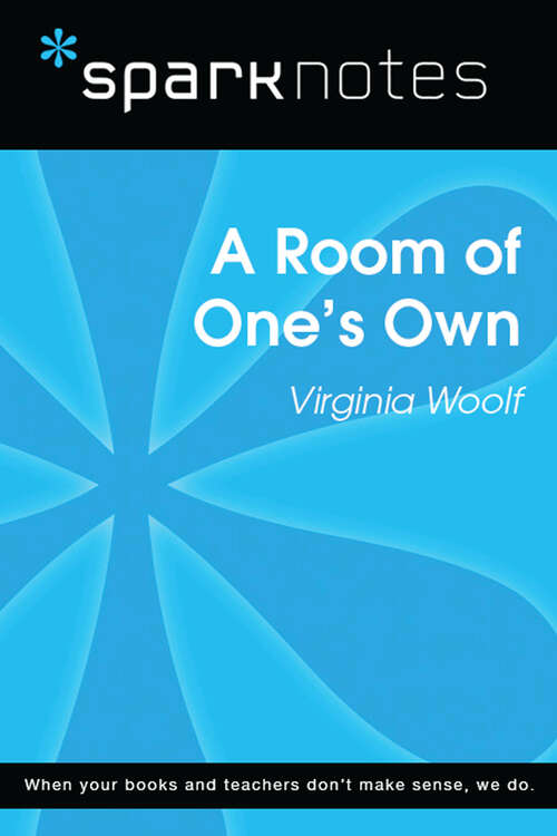 Book cover of A Room of One's Own (SparkNotes Literature Guide Series)