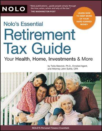 Book cover of Nolo's Essential Retirement Tax Guide
