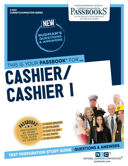 Book cover of Cashier/Cashier I: Passbooks Study Guide (Career Examination Series)